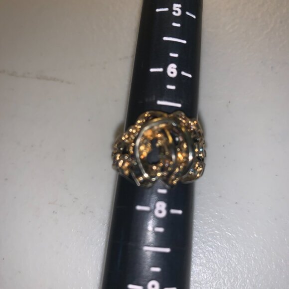 Lot of 3 Vintage Salesman Sample Men's  Electro Plated Rings UNMARKED - Picture 4 of 6